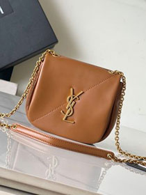 YSL original lambskin jamie 4.3 nano chain bag 766756 brown