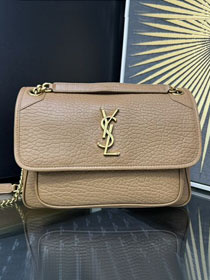 YSL original calfskin medium niki bag 633158 apricot