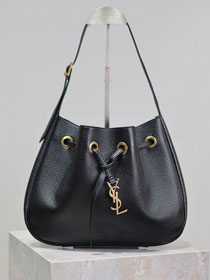 YSL original calfskin paris VII small hobo bag 796626 black