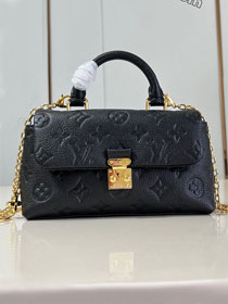 Louis vuitton original calfskin nano madeleine bag M12144 black