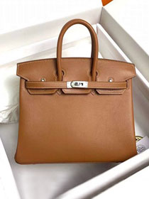 Hermes original swift leather birkin 30 bag H30-5 gold brown