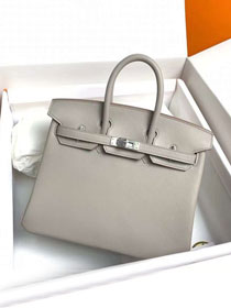 Hermes original swift leather birkin 30 bag H30-5 grey pearl