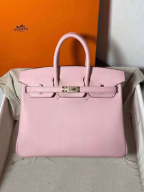 Hermes original swift leather birkin 30 bag H30-5 rose sakura