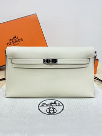 Hermes original madame leather kelly elan KE0028 craie 