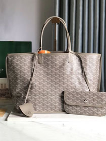 Goyard original calfskin&canvas reversible anjou PM bag GY0087 chai 