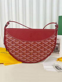 Goyard original canvas hirondelle bag GY0119 red