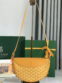 Goyard original canvas hirondelle bag GY0119 yellow