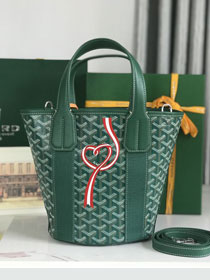 Goyard original canvas belharra small tote bag GY0115-2 green