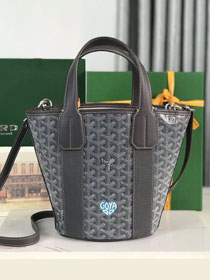 Goyard original canvas belharra small tote bag GY0115-2 grey