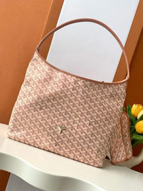 Goyard original canvas boheme hobo bag GY0094 pearly pink