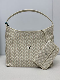 Goyard original canvas boheme hobo bag GY0094 sand