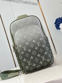 Louis vuitton original monogram canvas avenue sling bag M11702 green