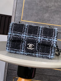 CC original tweed mini flap bag A69900 black