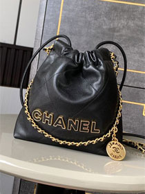 CC original grained calfskin 22 mini handbag AS3980 black