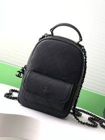 CC original calfskin mini backpack AP3753 allblack