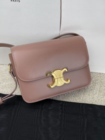 Celine original calfskin small triomphe bag 188423 vintage rose