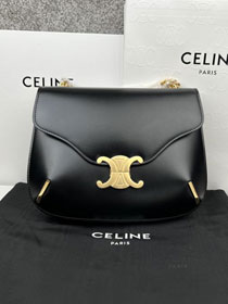 Celine original calfskin medium besace 199273 black