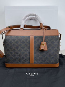 Celine original triomphe canvas cabas 192662 tan