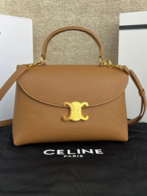 Celine original calfskin medium nino bag 117523 bronze