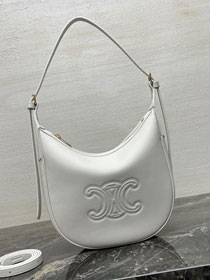 Celine original calfskin small heloise bag 117253 white