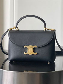 Celine original calfskin small nino bag 118113 black