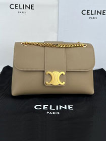 Celine original calfskin small victoire bag 116593 sepia