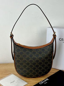 Celine original triomphe canvas small heloise bag 117253 tan