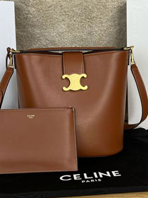 Celine original calfskin medium louise bag 116613 tan