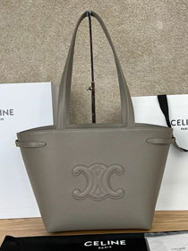 Celine original calfskin small cabas anais 118233 grey