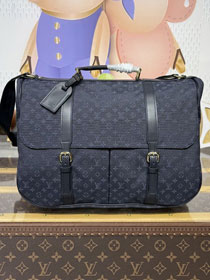 Louis vuitton original denim saumur GM M42313 blue